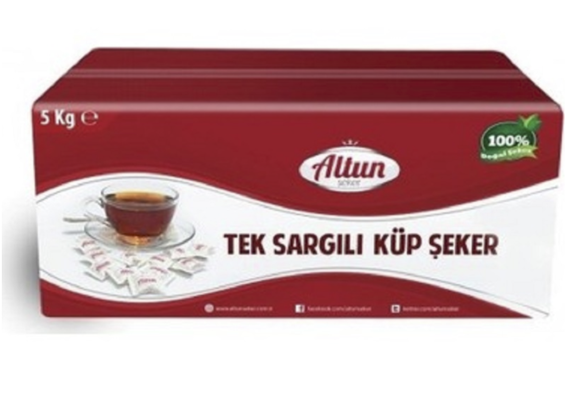 ALTUN TEK SARGILI KÜP ŞEKER 5 KG