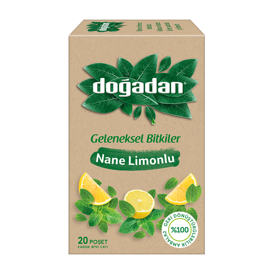 DOĞADAN NANE LİMON BİTKİ ÇAYI 20 Lİ
