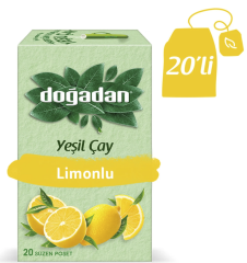 DOĞADAN YEŞİL ÇAY LİMON BİTKİ ÇAYI 20 Lİ