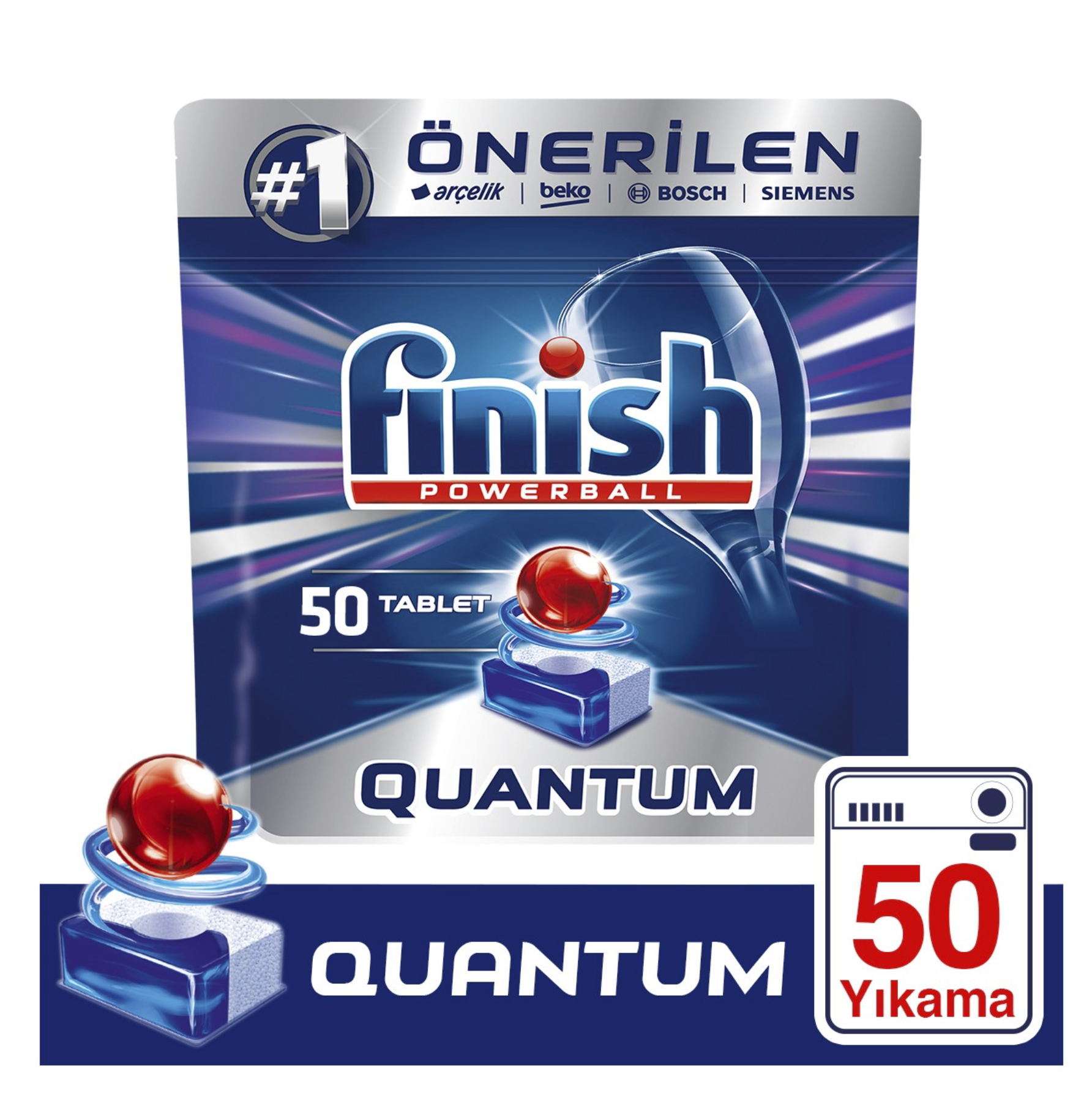 FINISH BULAŞIK MAKİNA DETERJANI 50 LI