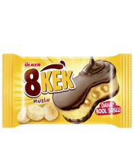 ÜLKER DANKEK 8 KEK MUZLU ÇİKOLATALI 55 GR X 24 ADET