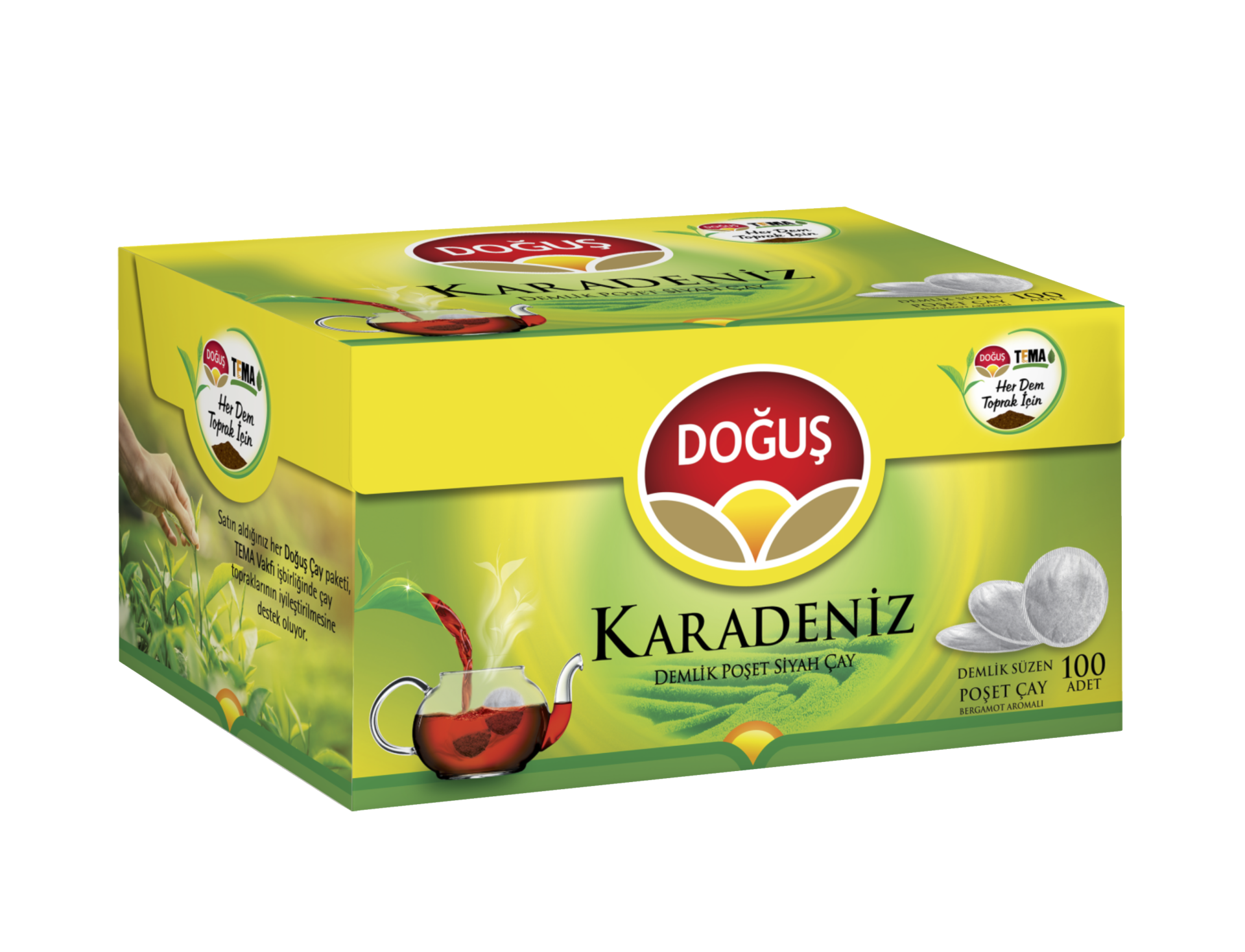 DOĞUŞ KARADENİZ DEMLİK POŞET ÇAY 100 LÜ