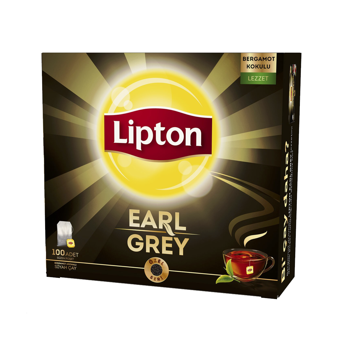 LİPTON EARL GREY BARDAK POŞET ÇAY 100 LÜ