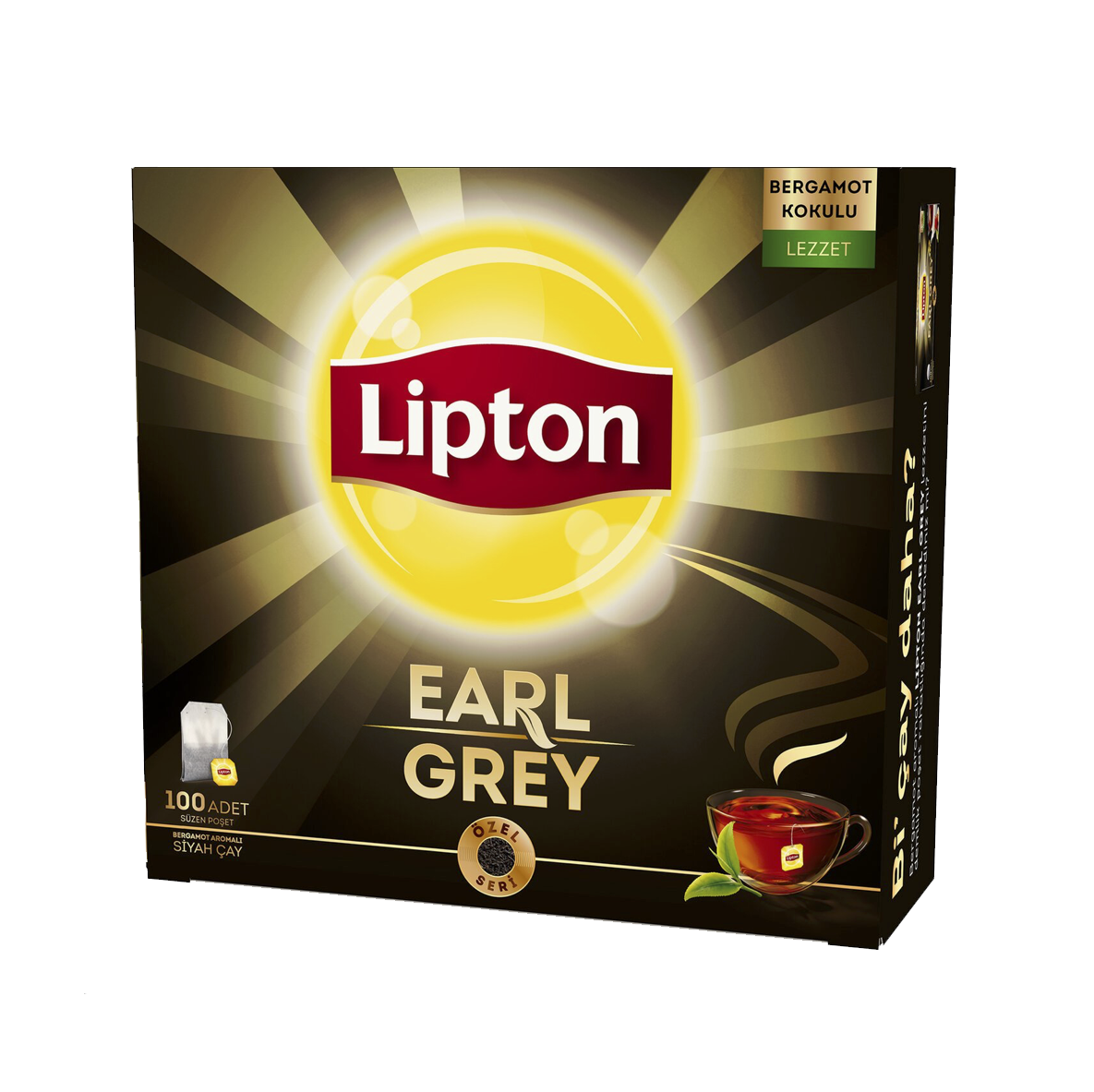 LİPTON EARL GREY BARDAK POŞET ÇAY 100 LÜ