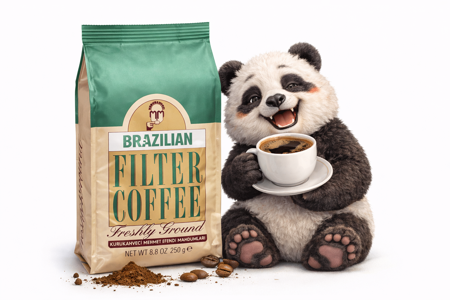 KURUKAHVECİ MEHMET EFENDİ FİLTRE KAHVE BRAZILIAN 250 GR