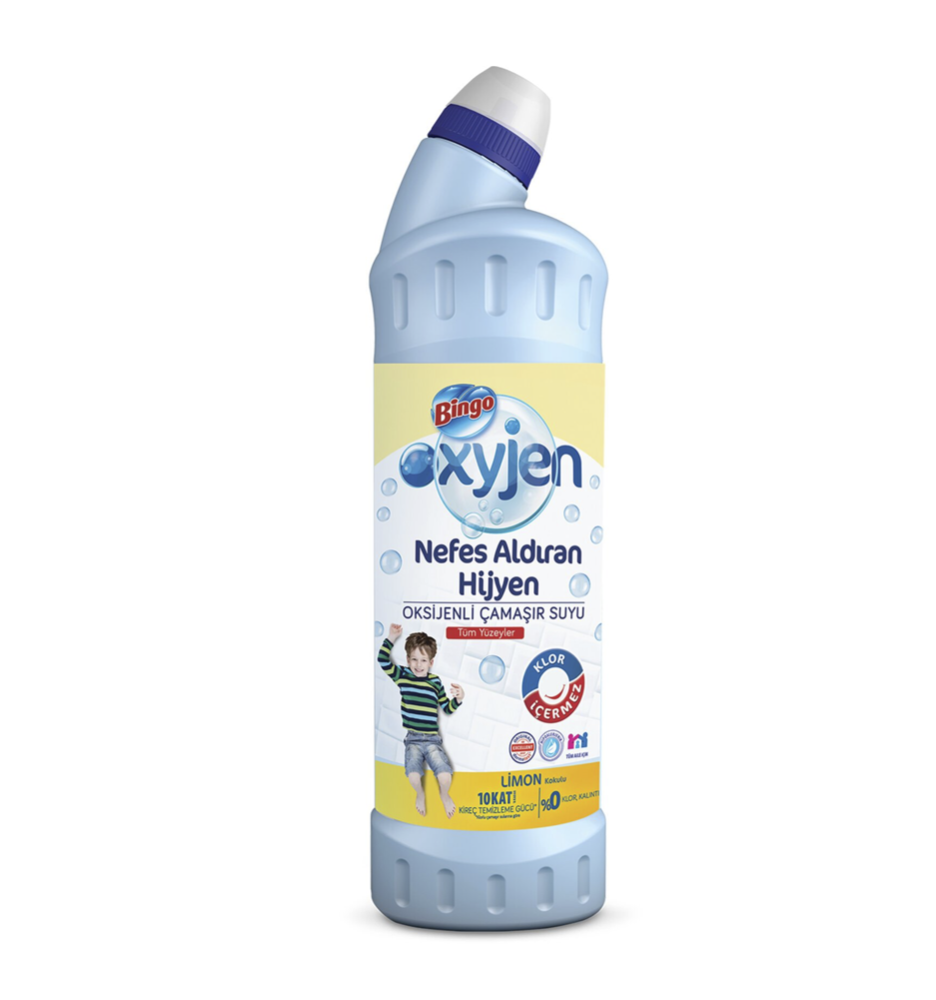 BİNGO OKSİJENLI CAMASIR SUYU 750 ML