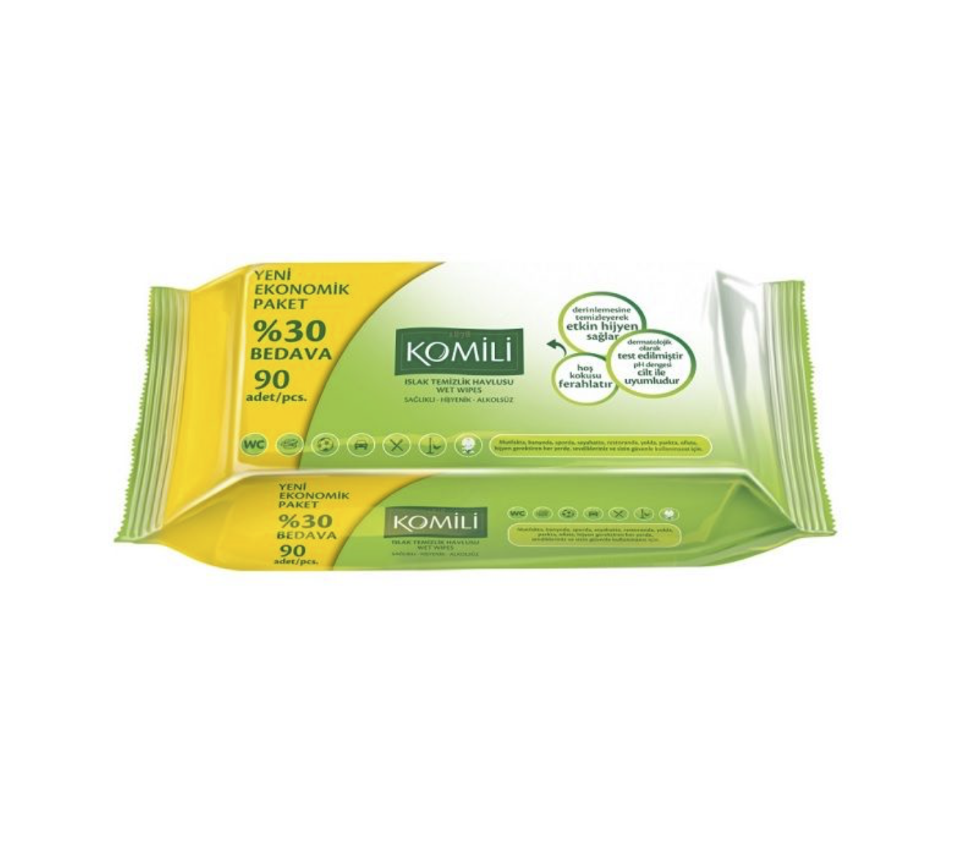 KOMİLİ ISLAK MENDIL 90 LI
