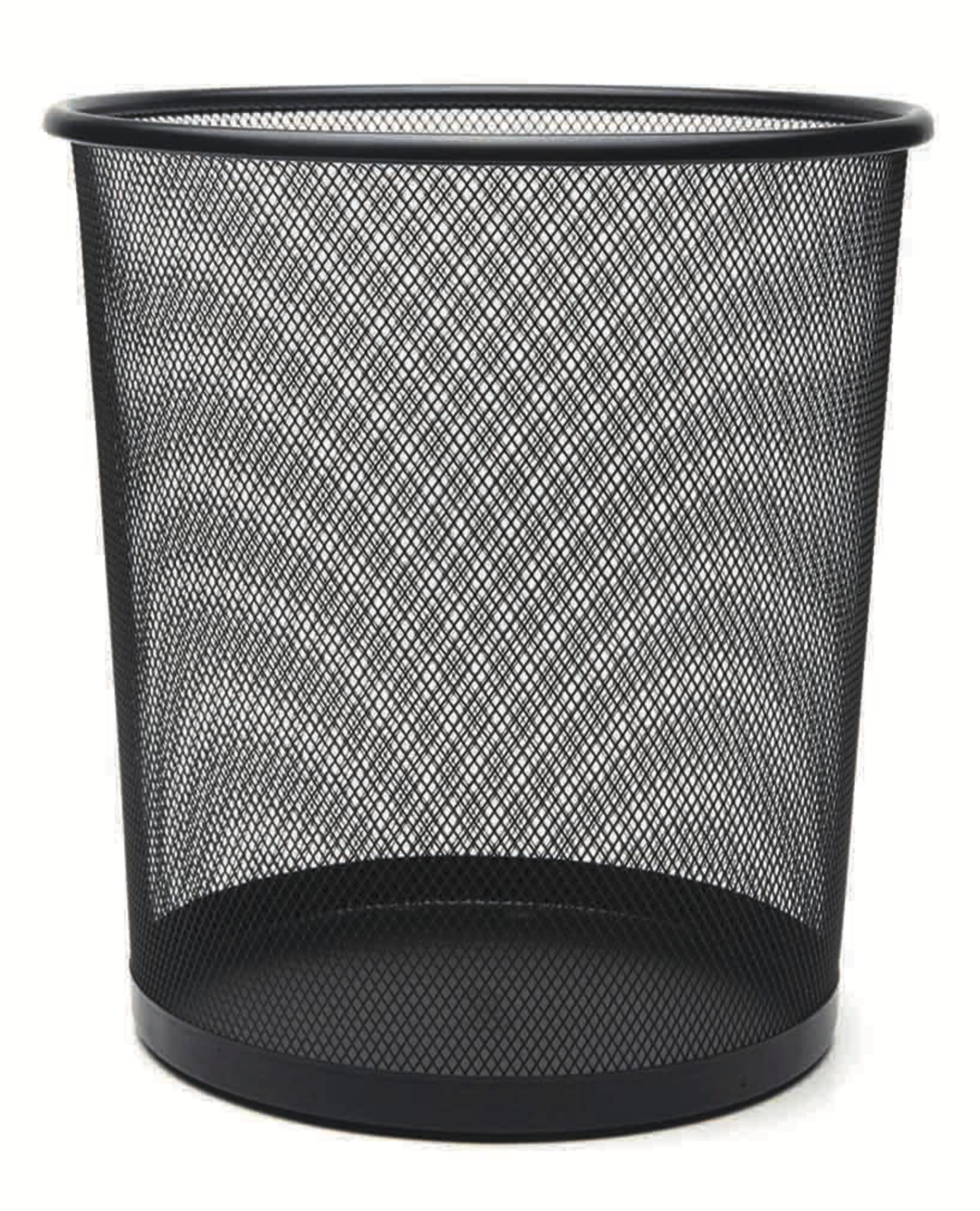MAS 854 ÇÖP KOVASI METAL TAM DELİK 10LT SİYAH