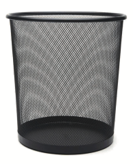 MAS 854 ÇÖP KOVASI METAL TAM DELİK 10LT SİYAH