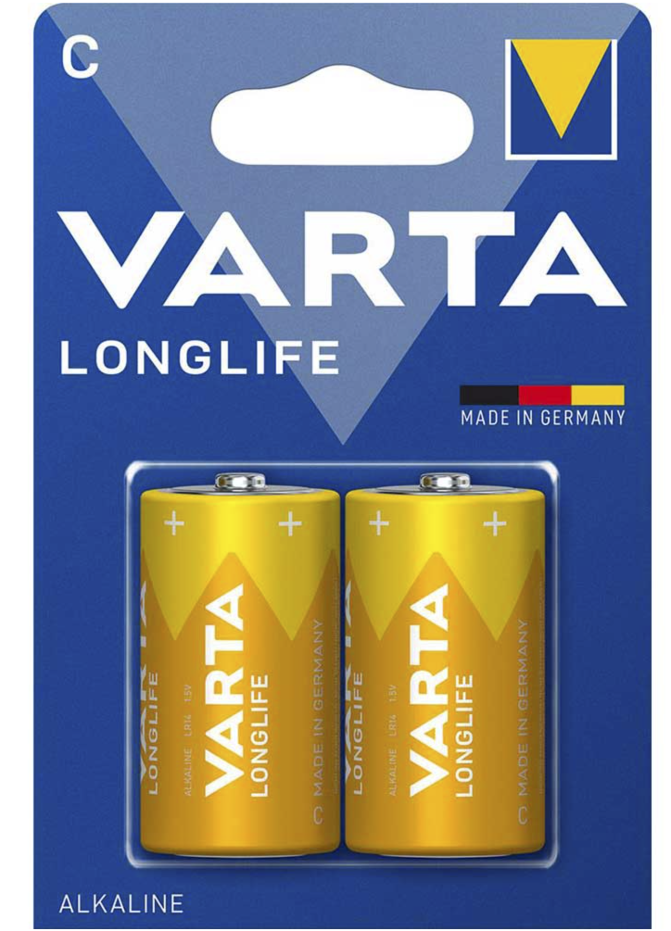 VARTA 9358-41141 LONG LİFE C ORTA BOY PİL 2Lİ