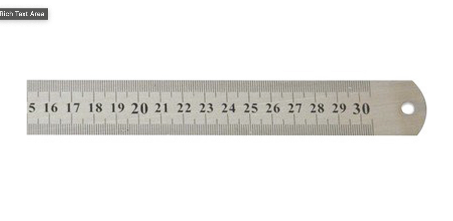 RUBENİS JR-30 ÇELİK CETVEL 30CM