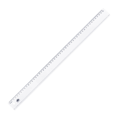 HATAS 0170 PLASTİK CETVEL ŞEFFAF 50CM