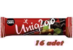 UNİQ2GO CHOCODARK BAR FINDIKLI BİTTER ÇİKOLATALI 16 LI PAKET