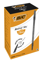 BİC ROUND STİC TÜKENMEZ KALEM 1.0 SİYAH 60 ADET