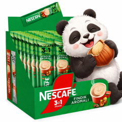 Nescafe 3'ü 1 Arada Fındık Aromalı 17,5 Gr 48'li