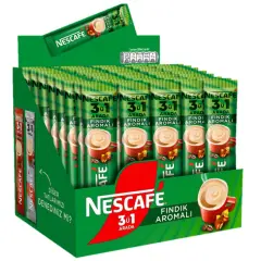 Nescafe 3'ü 1 Arada Fındık Aromalı 17,5 Gr 48'li