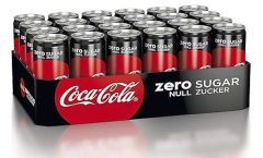 COCA COLA 250 ML ZERO 24 LÜ