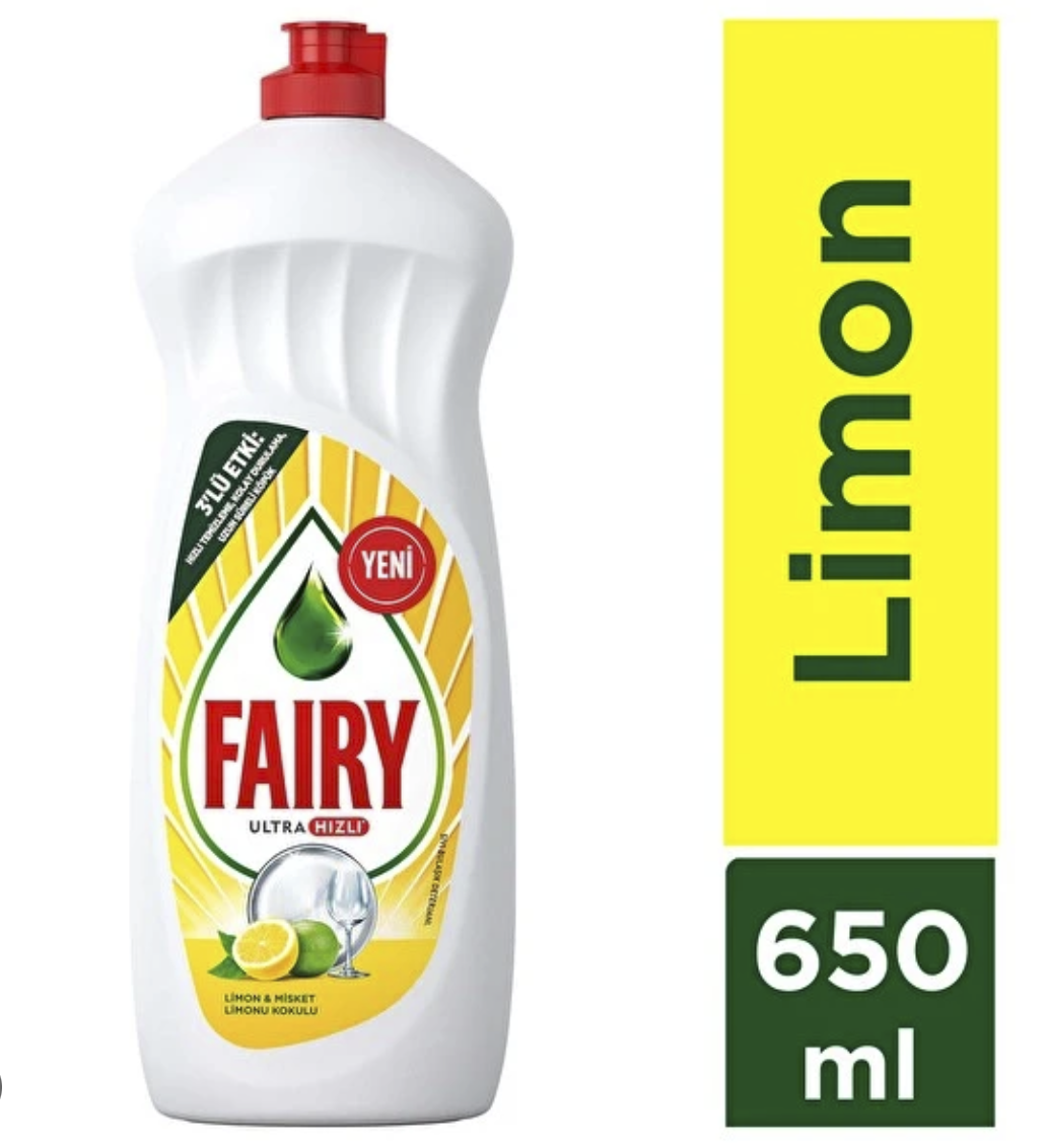 FAIRY SIVI BULAŞIK DETERJANI 650ML LİMON