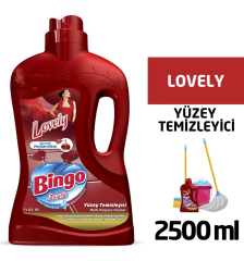 BİNGO YÜZEY TEMİZLEME MADDESİ 2.5KG PEMBE DÜŞLER
