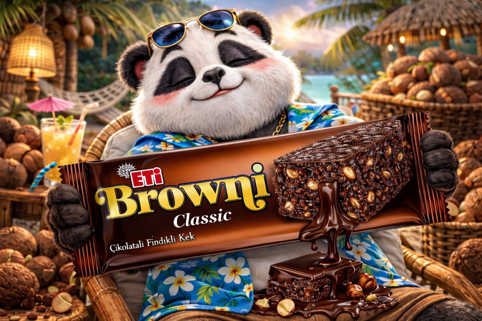 ETİ BROWNİ KEK ÇİKOLATALI FINDIKLI 40 GR X 20 ADET