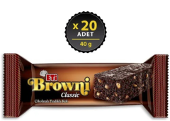 ETİ BROWNİ KEK ÇİKOLATALI FINDIKLI 40 GR X 20 ADET