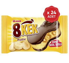 ÜLKER DANKEK 8 KEK MUZLU 55 GR X 24 ADET