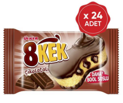 ÜLKER DANKEK 8 KEK ÇİKOLATALI 55 GR X 24 ADET